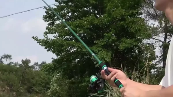 Telescopic Fishing Rod 5 2 1 Spinning Fishing Reel With Fishing Lure Set 1 8M 6ft