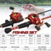 Telescopic Fishing Rod Ultralight 18 1BB Baitcasting Reel 7 2 1 Gear Ratio Max Drag 10kg