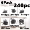 500 Pieces Set Strong Carbon Steel No 3 12 Fishing Hooks Single Circle Fishing Hook Fly Fishing Jip Barbed Carp Hooks Sea Tackle Accessories