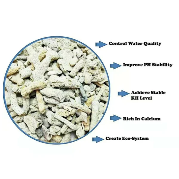 my-11134207-7r98o-lugapsa4pennaf.webp Coral Stone Bio Filter Media for Aquariums with pH and KH Stabilization