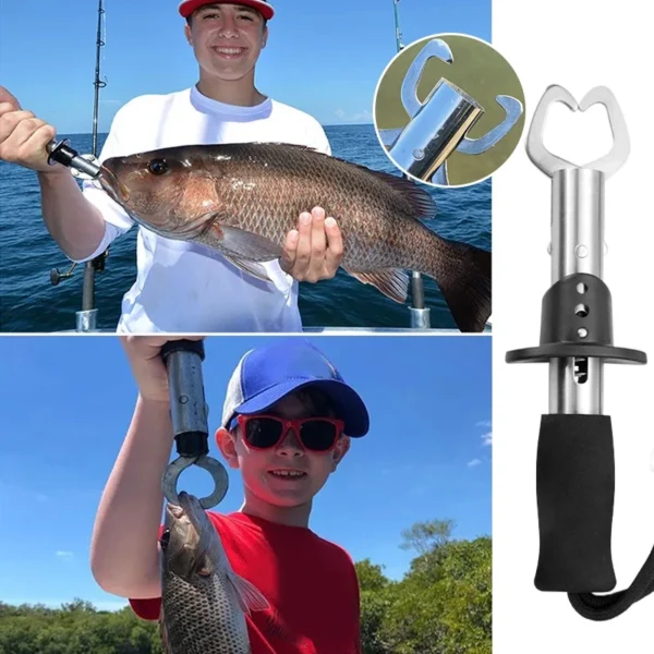 Stainless Steel Fish Lip Grip Fish Controller High Quality Fishing Gripper Multifunction Fishing Accessories