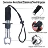 Stainless Steel Fish Lip Grip Fish Controller High Quality Fishing Gripper Multifunction Fishing Accessories