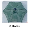 Portable Folding Fishing Net Shrimp Cage Nylon Automatic Foldable Catch Fish Trap