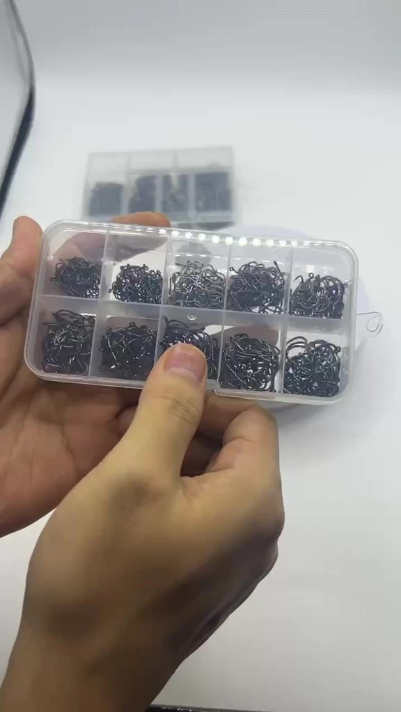500 Pieces Set Strong Carbon Steel No 3 12 Fishing Hooks Single Circle Fishing Hook Fly Fishing Jip Barbed Carp Hooks Sea Tackle Accessories