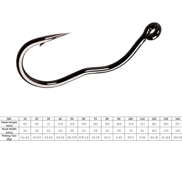 12pcs Fishing Flipping Hook Automatic Anti Running Fish Anti Drop Line Double Barb With Titanium Manganese Alloy Magic Handy