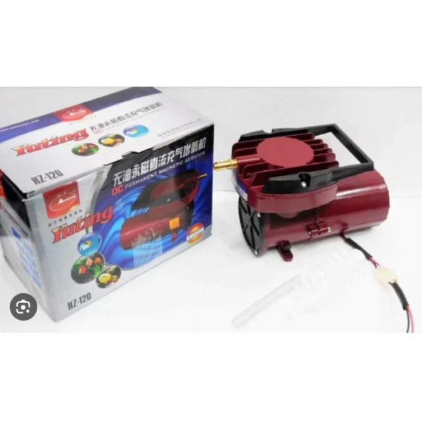 Air Pump 12V Air Oxygen Pump Aquarium Air Pump Battery Powered Aerator Pump DC