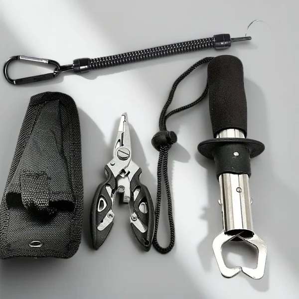 sg-11134253-7ratu-mb0r9kj7i7hy35.webp Kit Fishing Pliers and Fish Lip Gripper Muti Function Tools Fishing Tackle Set