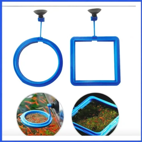 sg-11134253-822xw-miajtenhwzd3c4.webp Aquarium Fish Tank Ring Feeder Floating Food Water Plant Buoyancy Circle Aquarium Fish Feeding Ring Square Circle